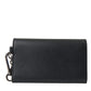 Dolce & Gabbana Elegant Black Leather Shoulder Bag