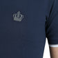 Dolce & Gabbana Elegant Crown Embroidered Polo T-Shirt