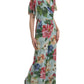 Dolce & Gabbana Elegant Floral Silk Crepe Jumpsuit