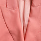 Dolce & Gabbana Chic Pink Peak Lapel Blazer