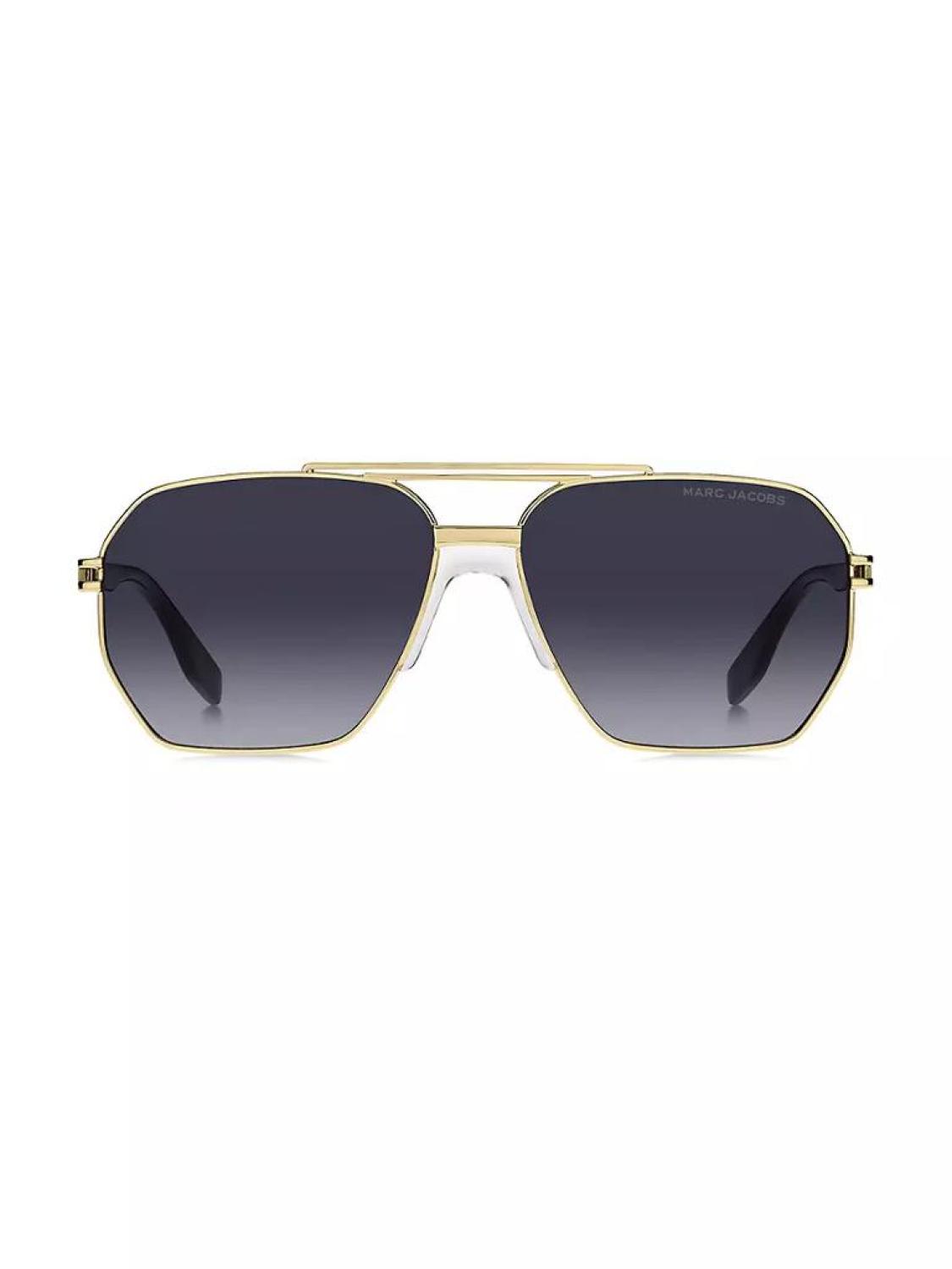 60MM Metal Modified Aviator Sunglasses