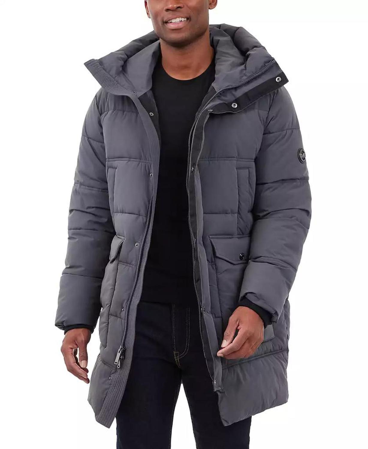 Men's Heavyweight Hooded Long Puffer Coat