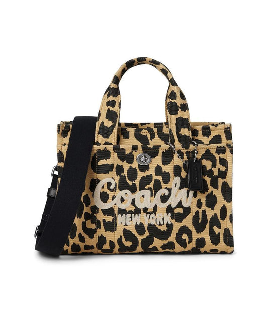 Cargo Tote 26 with Leopard Print