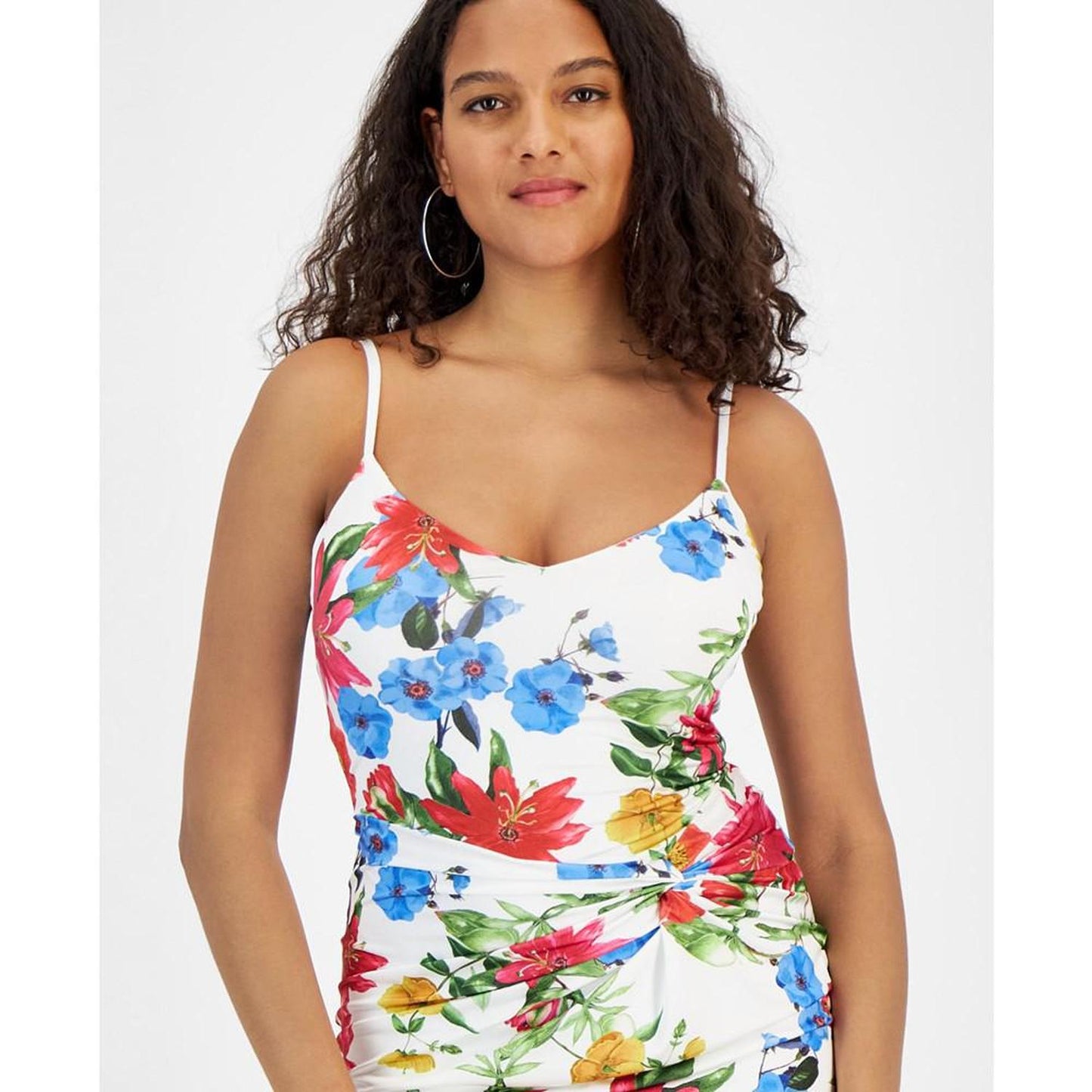 Women's Chiara Floral Twist-Front Sleeveless Dress