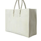 Balenciaga Chic Python Leather Tote in White & Yellow