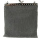 Prada Elegant Silver Mesh Shoulder Evening Bag