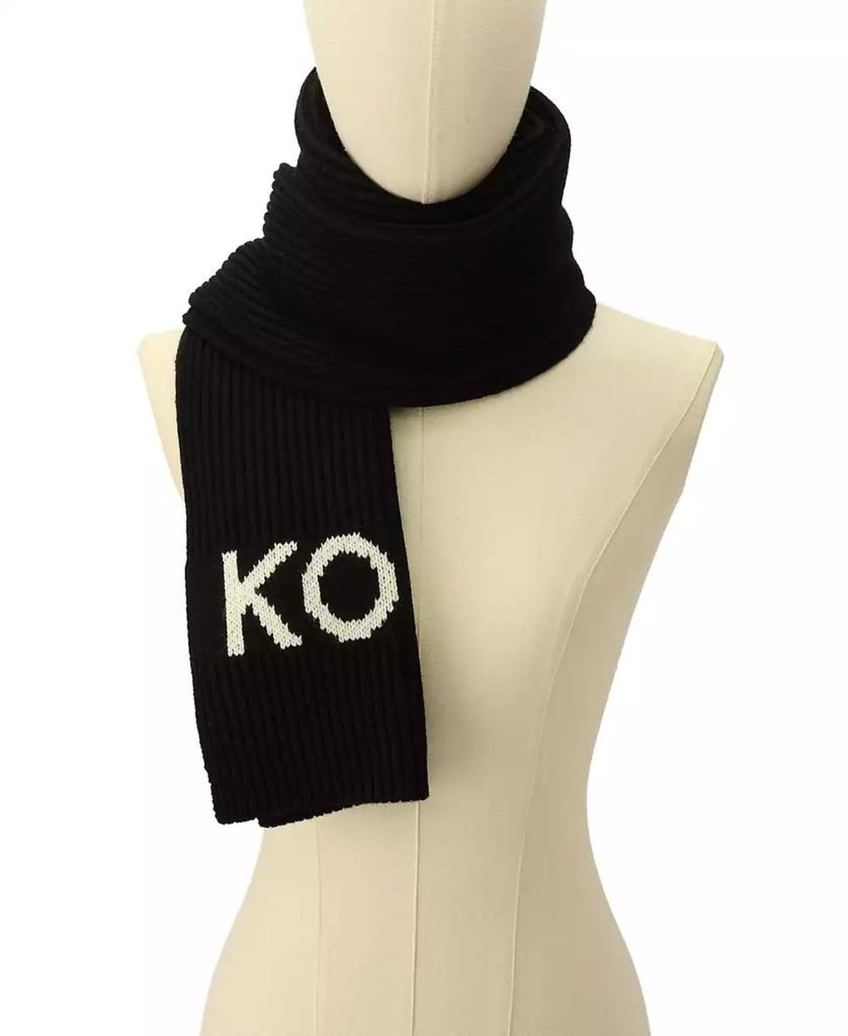 KORS Fisherman's Rib Beanie and Scarf Set