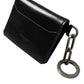 Dolce & Gabbana Black Leather Bifold Logo Card Holder Keyring Wallet