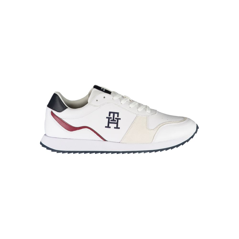 Tommy Hilfiger White Polyester Sneaker