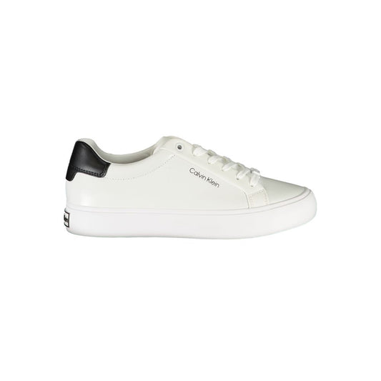 Calvin Klein White Polyester Sneaker