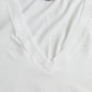 Dolce & Gabbana White Cotton V-neck Short Sleeve Underwear T-shirt