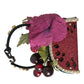 Dolce & Gabbana Red Watermelon Cherry Crystal Hairband Statement Diadem