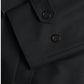 Dolce & Gabbana Black Double Breasted Trench Coat Jacket