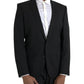 Dolce & Gabbana Black MARTINI Slim Fit Jacket Coat Blazer