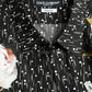 Dolce & Gabbana Black Floral Men Formal Dress GOLD Shirt