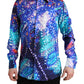 Dolce & Gabbana Purple Luminarie Silk Slim MARTINI Shirt