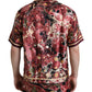 Dolce & Gabbana Multicolor Button Down Silk Shirt