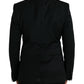 Dolce & Gabbana Black Wool MARTINI Single Breasted Blazer