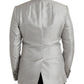 Dolce & Gabbana Off White MARTINI Double Breasted Coat Blazer