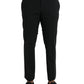 Dolce & Gabbana Black Wool MARTINI Formal 2 Piece Suit