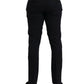 Dolce & Gabbana Dark Blue Wool Slim Fit Formal Pants