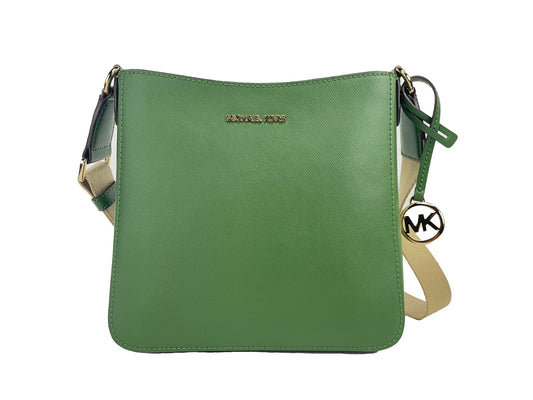 Michael Kors Jet Set Small Messenger Crossbody Bag Green