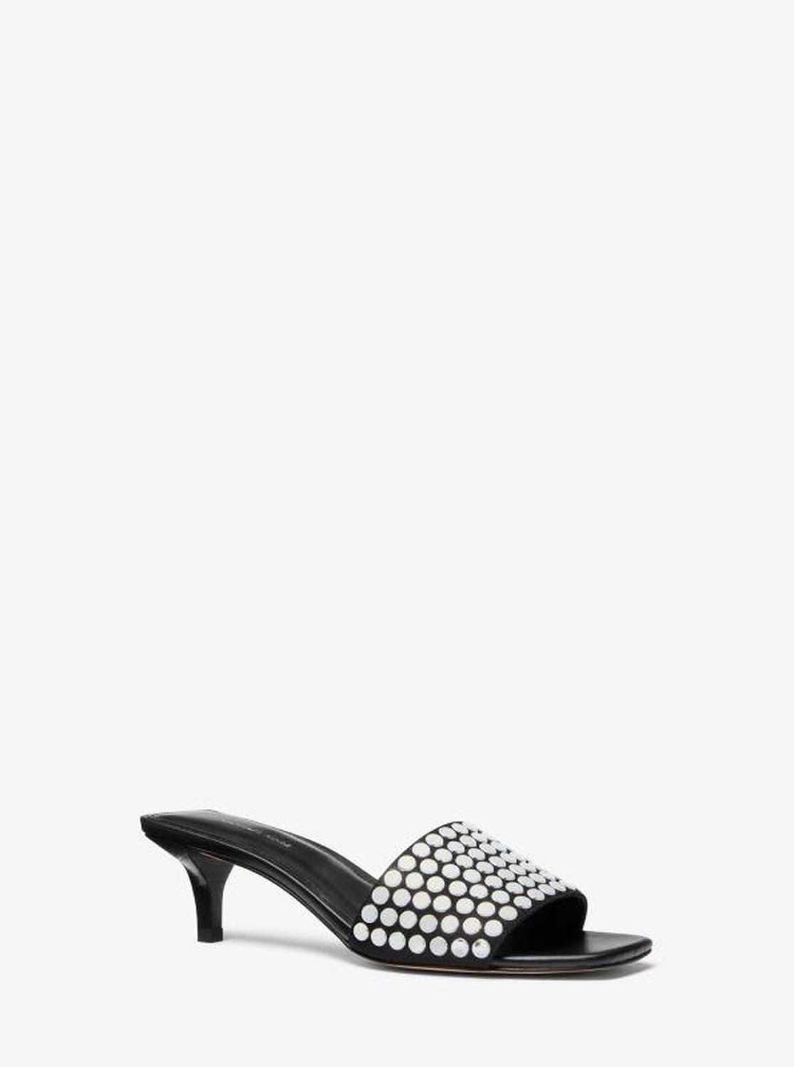 Merriam Studded Kitten Heel Sandal