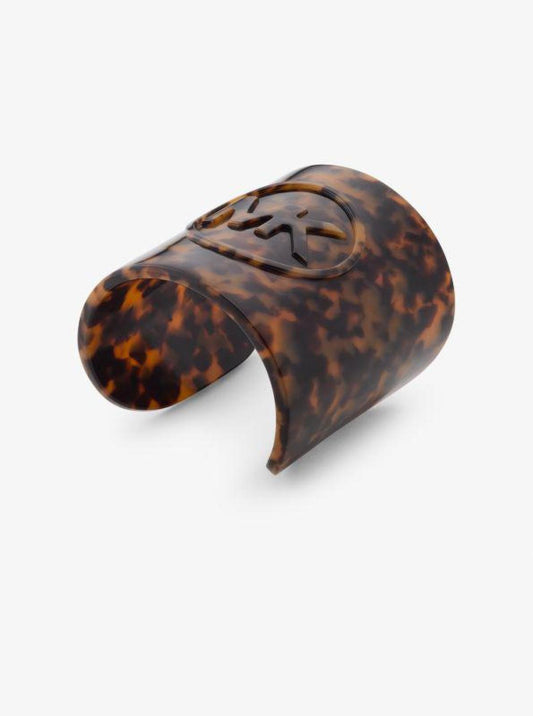 Logo Tortoiseshell Acetate Cuff