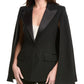 Sable Tuxedo Cape Blazer