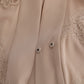 Dolce & Gabbana Elegant Beige Cape Kaftan Dress