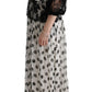 Dolce & Gabbana Elegant Polka Dotted Full Length Gown