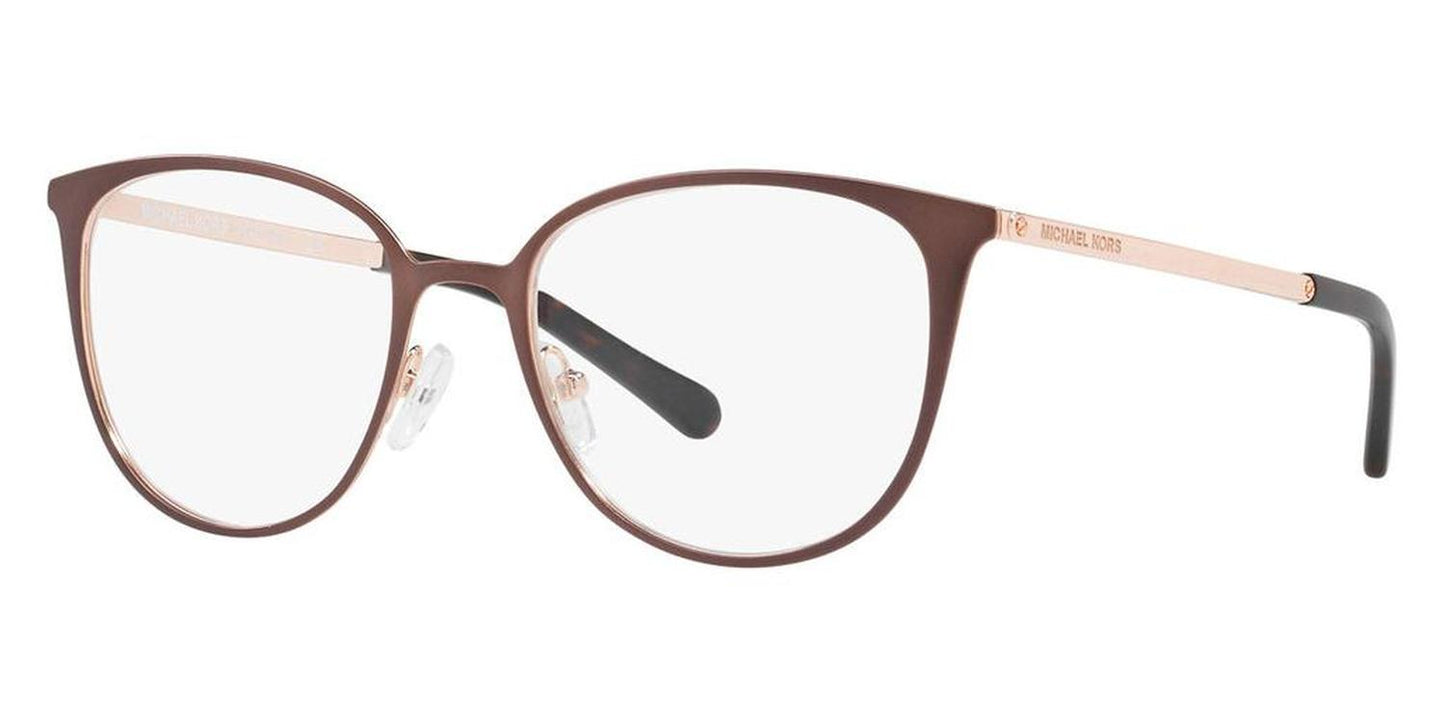 Michael Kors Women's 51mm Satin Brown Rose Gold Opticals