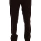 Dolce & Gabbana Elegant Slim Fit Formal Trousers in Purple