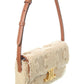 CELINE Claude Shearling Shoulder Bag