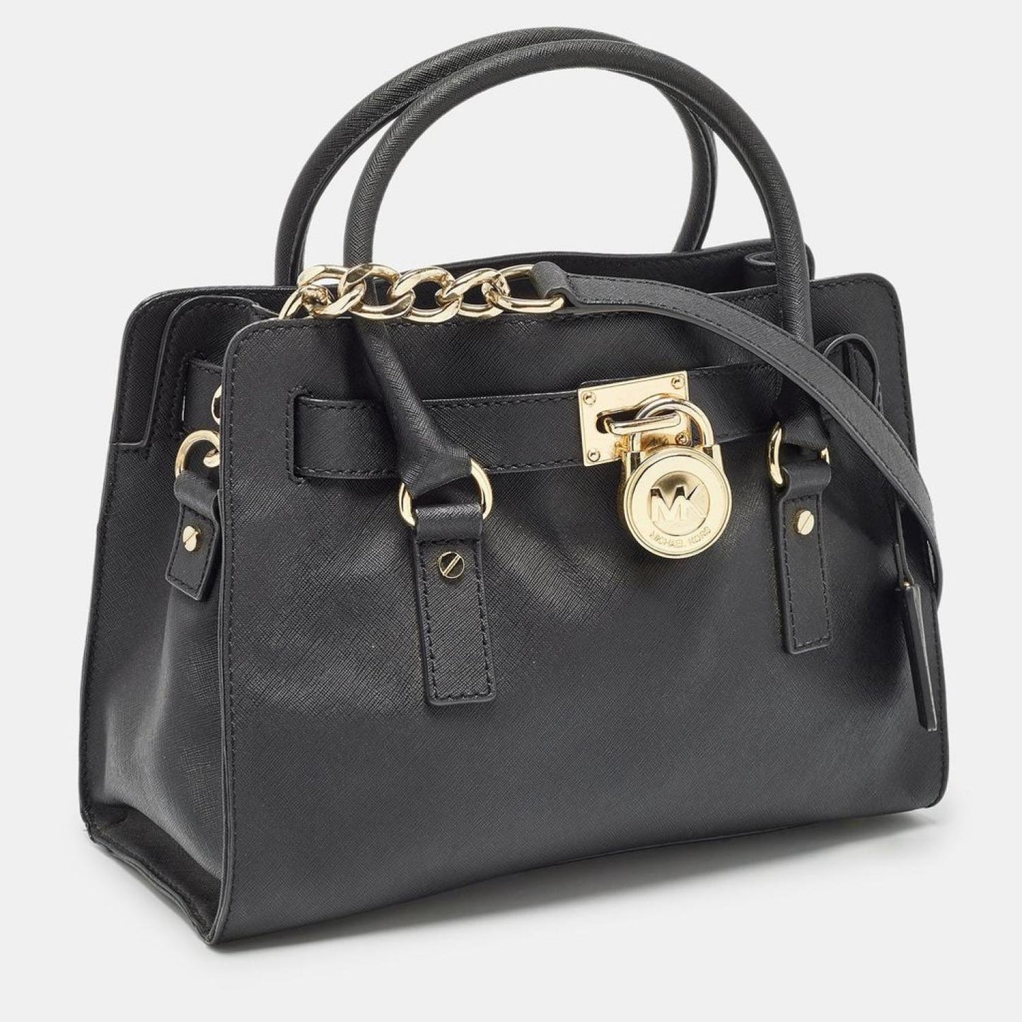 Michael Kors  Leather Medium Hamilton East West Satchel