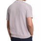 Men's Short Sleeve Textured Mouline Polo Shirt