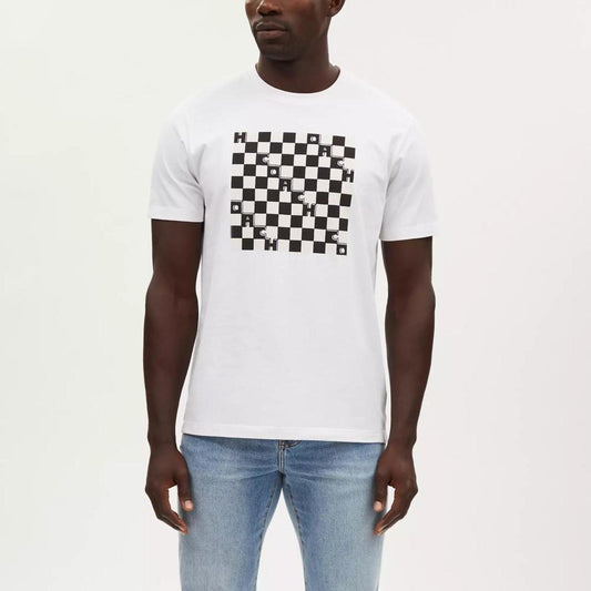 Coach Outlet Checkerboard T Shirt In Organic Cotton