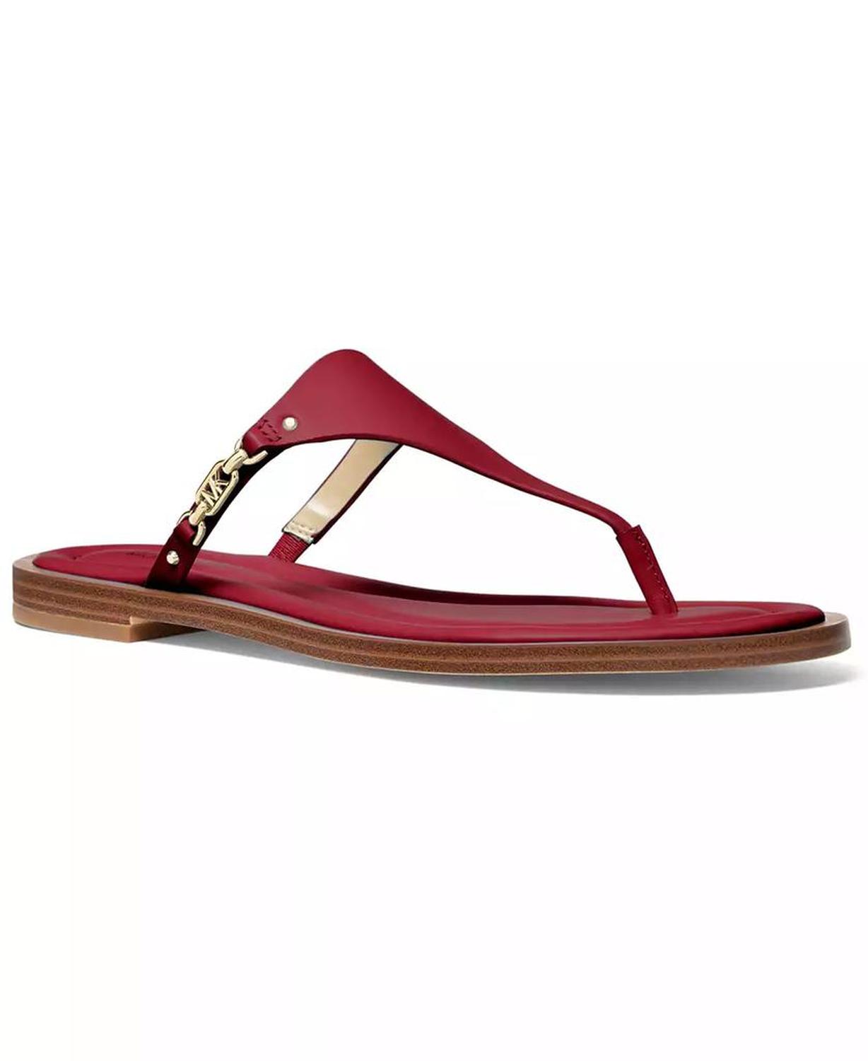 Women's Daniella Leather Flat Thong Sandals