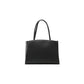 Plein Sport Chic Ebony Tote with Silver Logo Accent