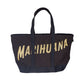 Palm Angels Chic Black Cotton Shoulder Bag