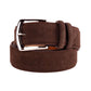 Made in Italy Elegant Italian Leather Belt Ensemble