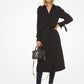 Draped Trench Coat