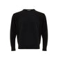 FERRANTE Elegant Black Wool Sweater for Men