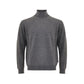 FERRANTE Elegant Gray Wool Sweater for Men