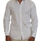 Dsquared² White Cotton Collared Long Sleeves Formal Shirt