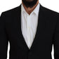 Dsquared² Black Wool Single Breasted 2 Piece LONDON Suit