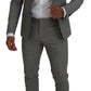 Dsquared² Gray Wool Single Breasted 2 Piece PARIS Suit