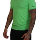 Dsquared² Green Modal Short Sleeves Crewneck T-shirt