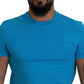 Dsquared² Blue Modal Short Sleeves Crewneck T-shirt