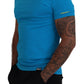 Dsquared² Blue Modal Short Sleeves Crewneck T-shirt